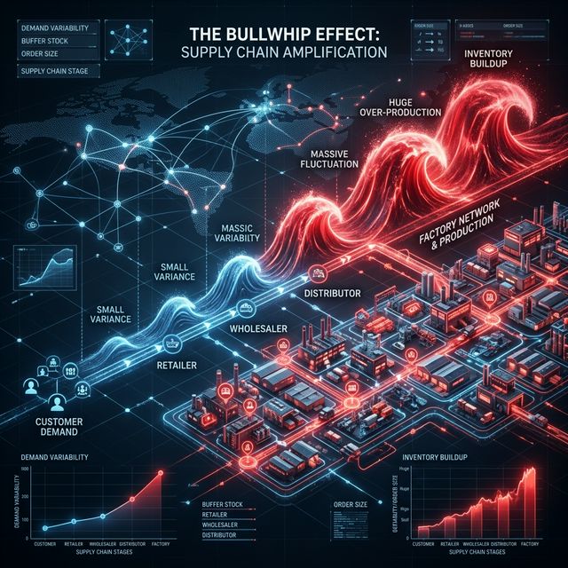 Tedarik Zincirindeki Kontrolsüz Dalga: Kamçı Etkisi (Bullwhip Effect) Nasıl Kırılır?