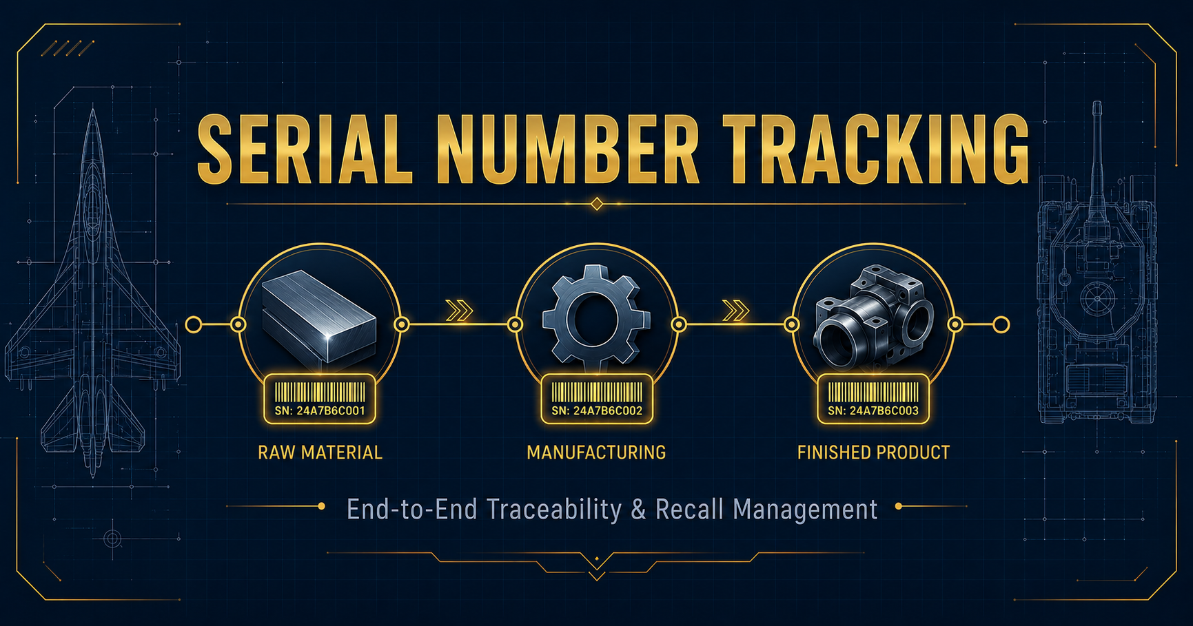 What Is Serial Number Tracking? End-to-End Traceability & Recall in Defense