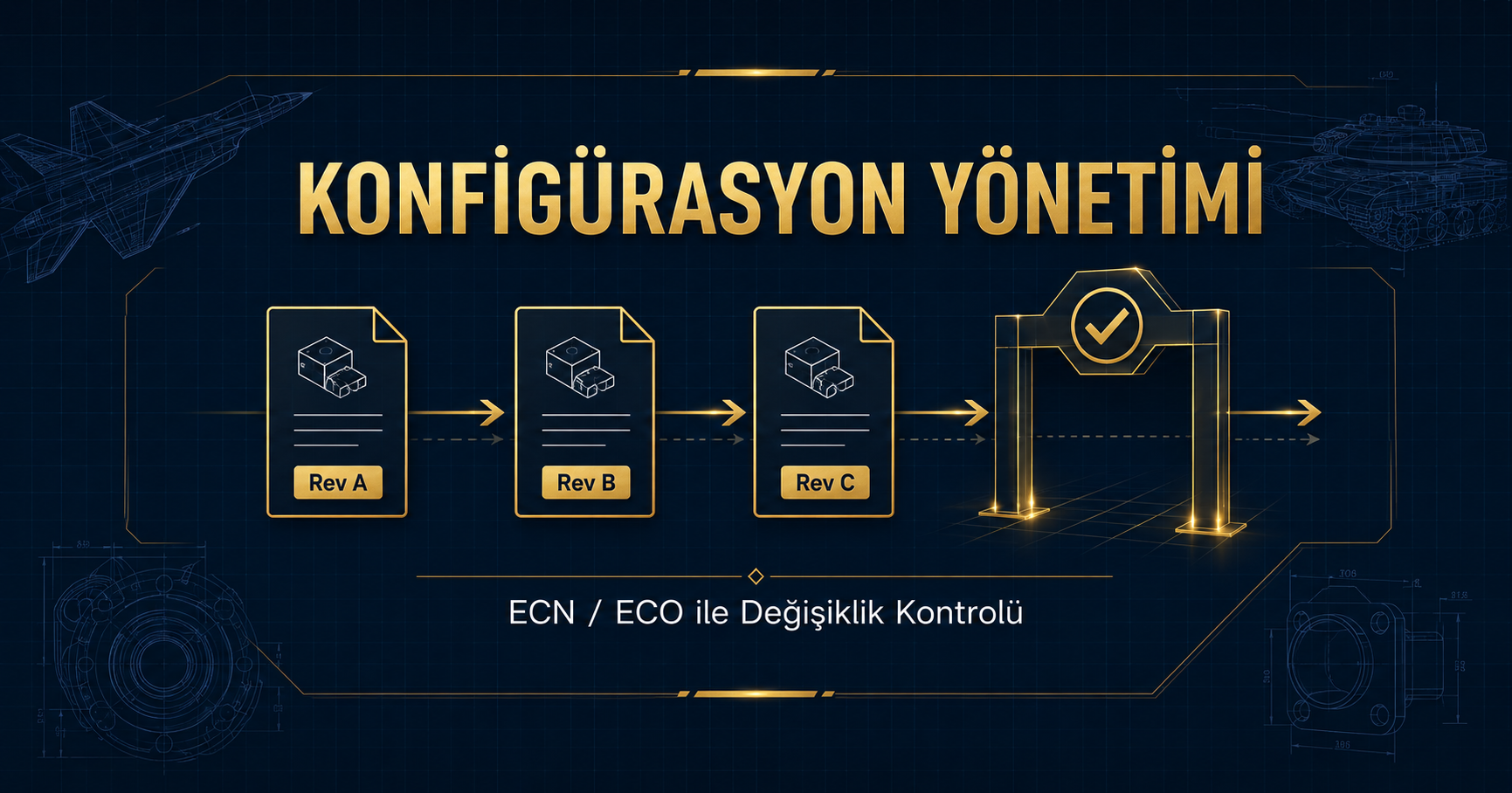Konfigürasyon Yönetimi Nedir? ECN/ECO ile Mühendislik Değişikliklerinin Kontrolü