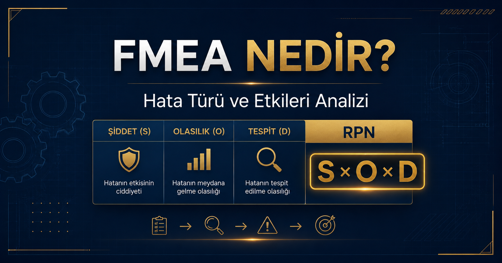 FMEA Nedir? Hata Türü ve Etkileri Analizi Adım Adım Nasıl Yapılır?