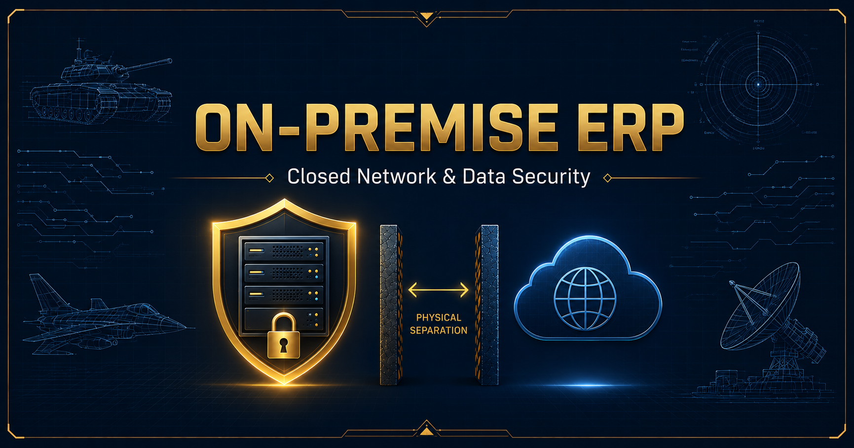 On-Premise ERP in Air-Gapped Environments: Data Security in Defense