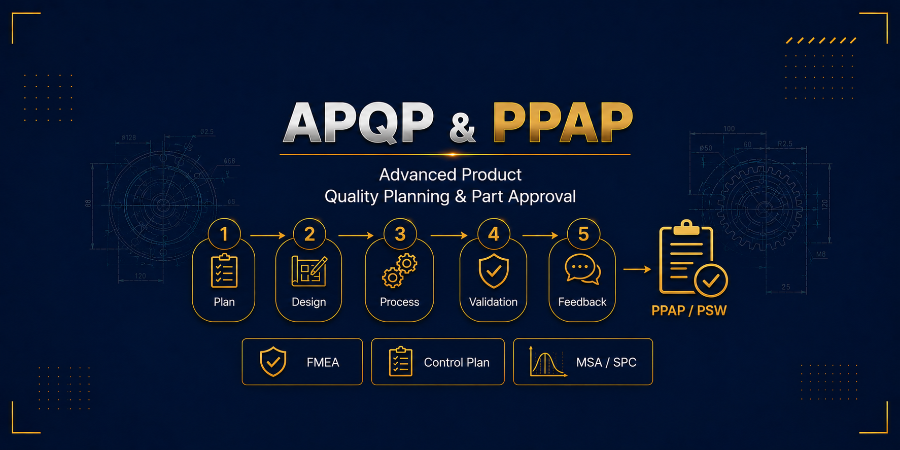 What Are APQP and PPAP? Advanced Product Quality Planning and Part Approval
