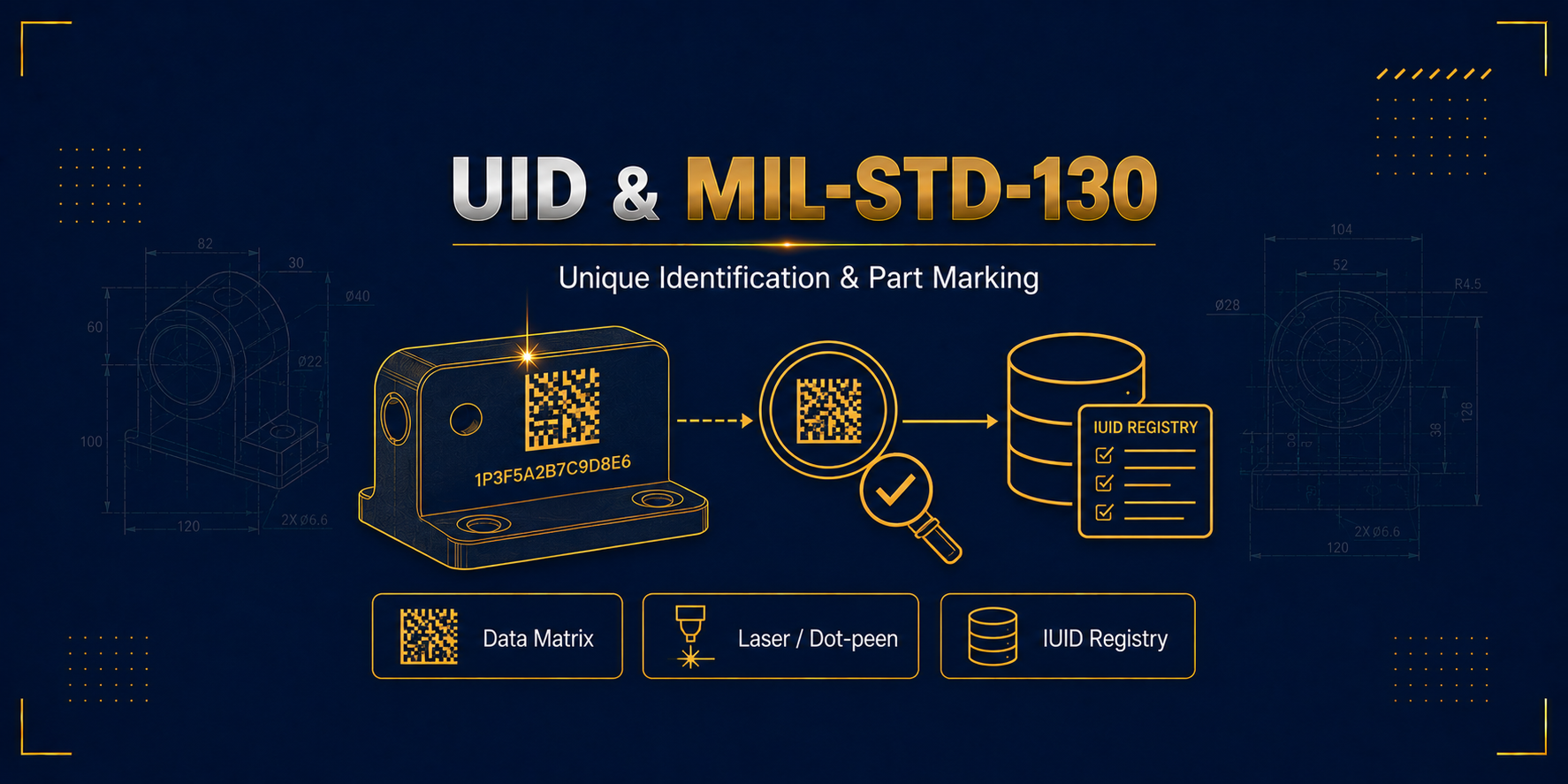 What Is UID and MIL-STD-130 Part Marking? Unique Identification and Traceability